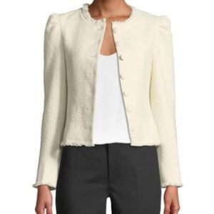 Club Monaco Milah Textured Puff Shoulder Jacket